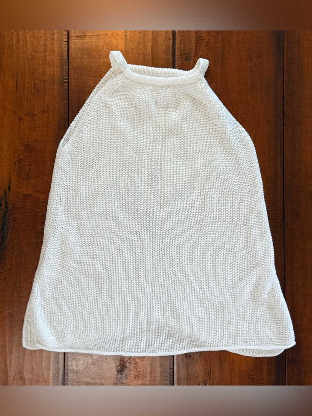 Wishlist White Knit Halter Tank Top - Picture 2 of 4
